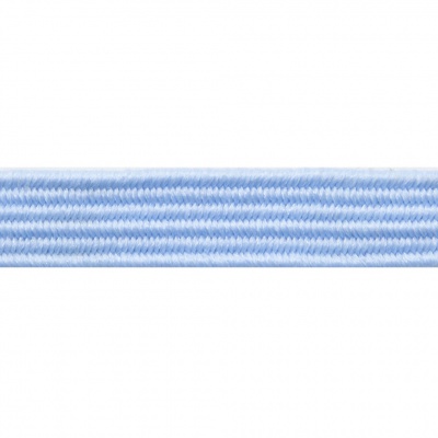Резиновые нити с текстильным покрытием, шир. 6 мм ( упак.30 м/уп), цв.- 108-голубой - купить в Златоусте. Цена: 155.22 руб.