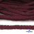 Шнур плетеный d-6 мм круглый, 70% хлопок 30% полиэстер, уп.90+/-1 м, цв.1070-бордовый - купить в Златоусте. Цена: 588 руб.